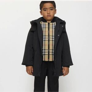 Burberry detachable warmer nylon parka
